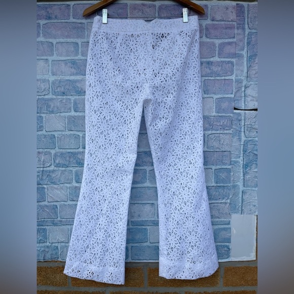 MICHELLE FARMER COLLABORATE LACE WIDE LEG PANTS SIZE 6 - Picture 9 of 9